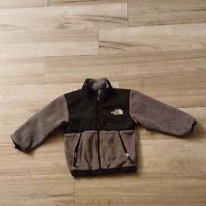 The North Face Youth Black and Gray Fleece Jacket Size XXS boys Imperfection